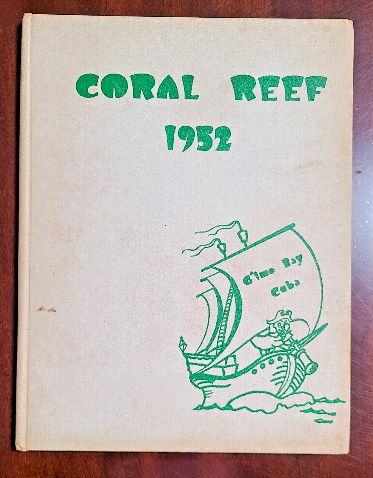 Coral Reef School Yearbook 1952 Guantanamo Bay High School Original Hardcover