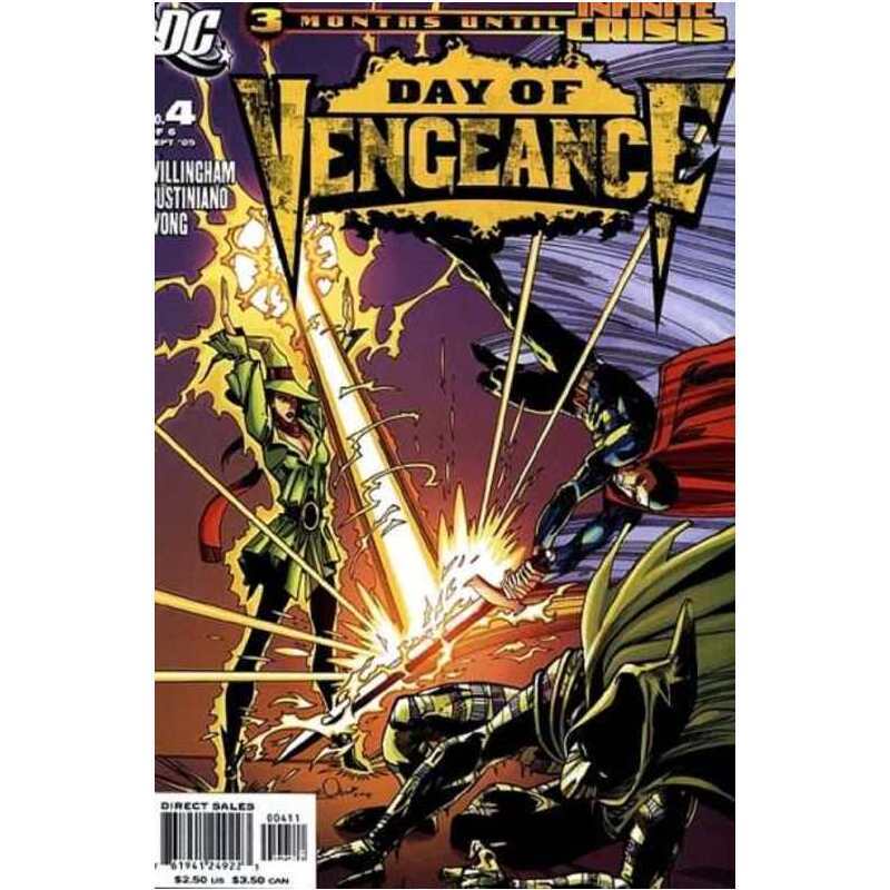 Day of Vengeance #4 in Near Mint condition. DC comics [j]