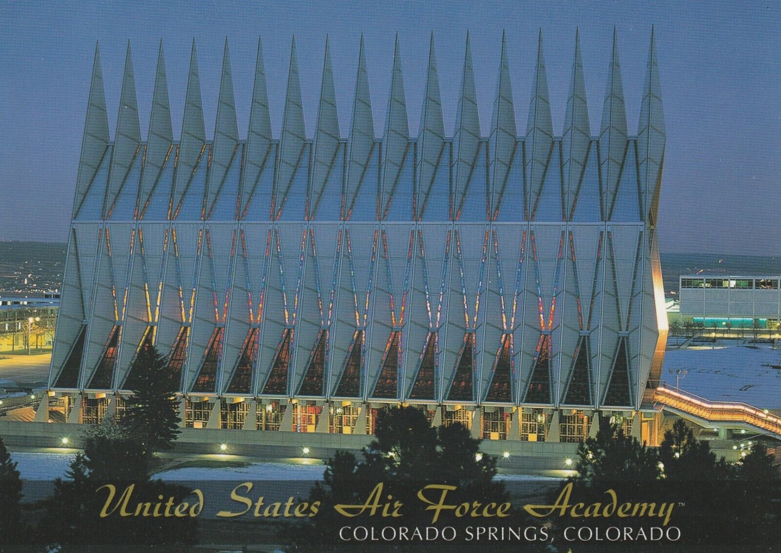 Vintage Postcard Colorado Springs Colorado US Air Force Academy Unposted Photo