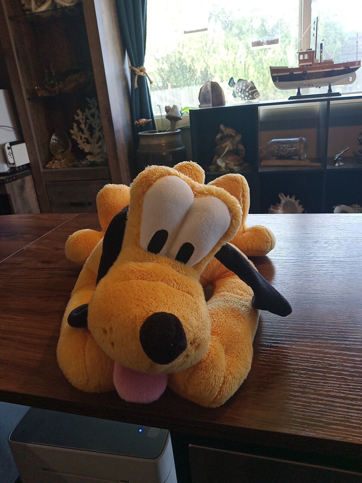 Disney Pluto Plushie Stuffed Animal  NWT Cute Soft And Cuddly