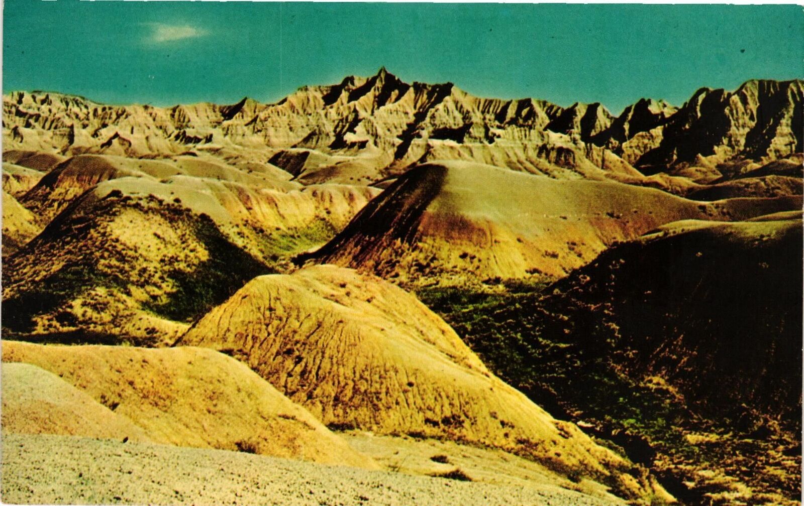 Vintage Postcard- The Big Badlands National Monument, SD 1960s