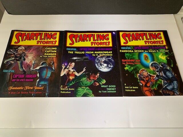 Startling Stories Issues 1, 2, & 3 - Featuring Captain Danger Rare 2007 Wildcat