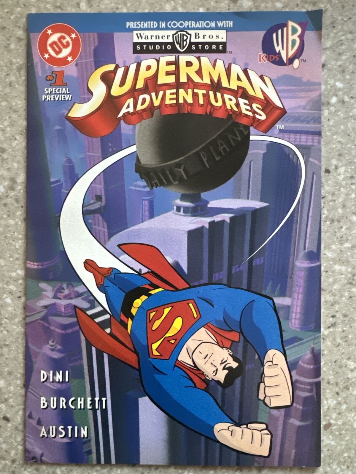 Superman Adventures Special Preview #1 SCARCE RARE KEY DC WARNER 1996