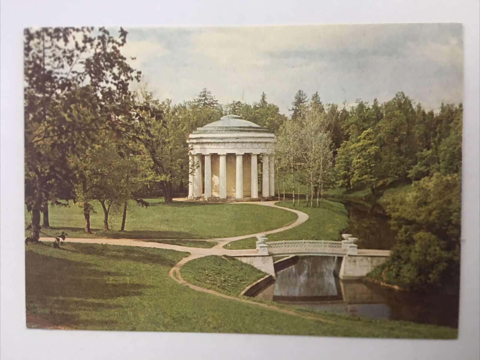 Pavlovsk The Temple Of Friendship Russia Vintage Postcard
