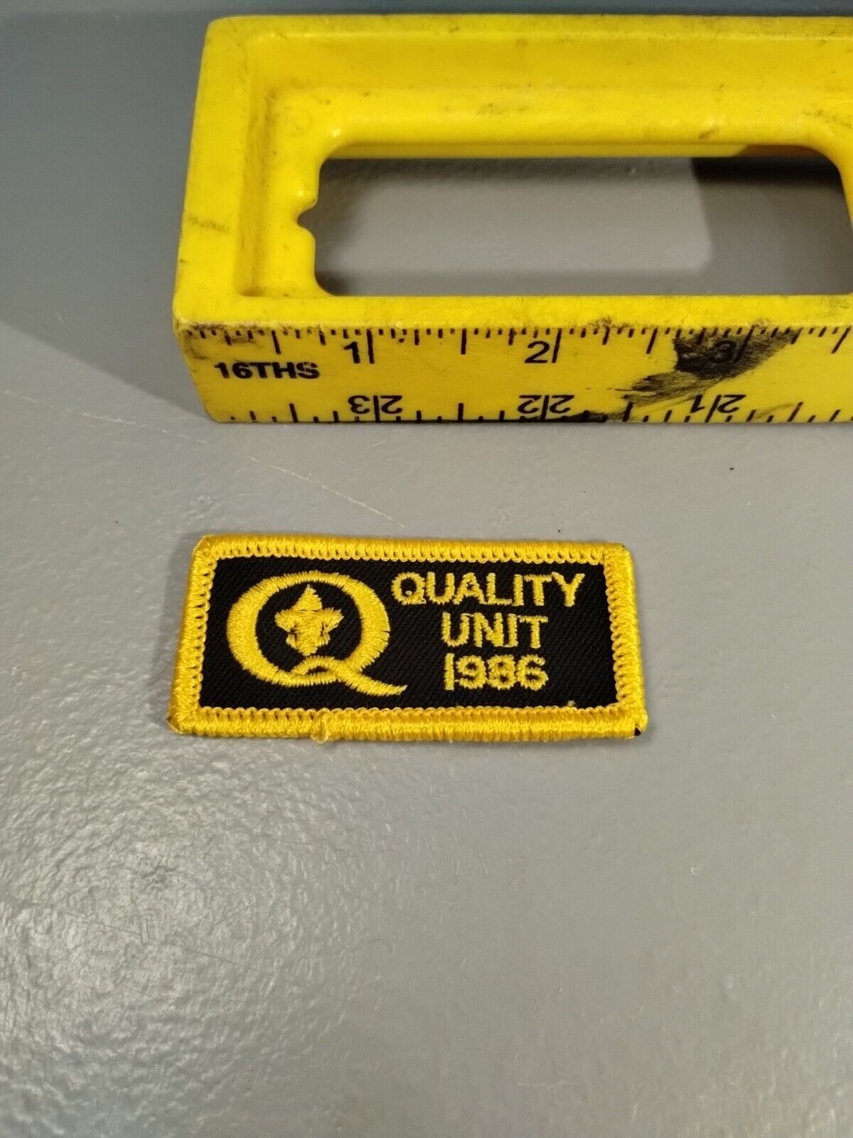 Vintage 1986 Quality Unit Boy Scout Patch VG+ (A3)