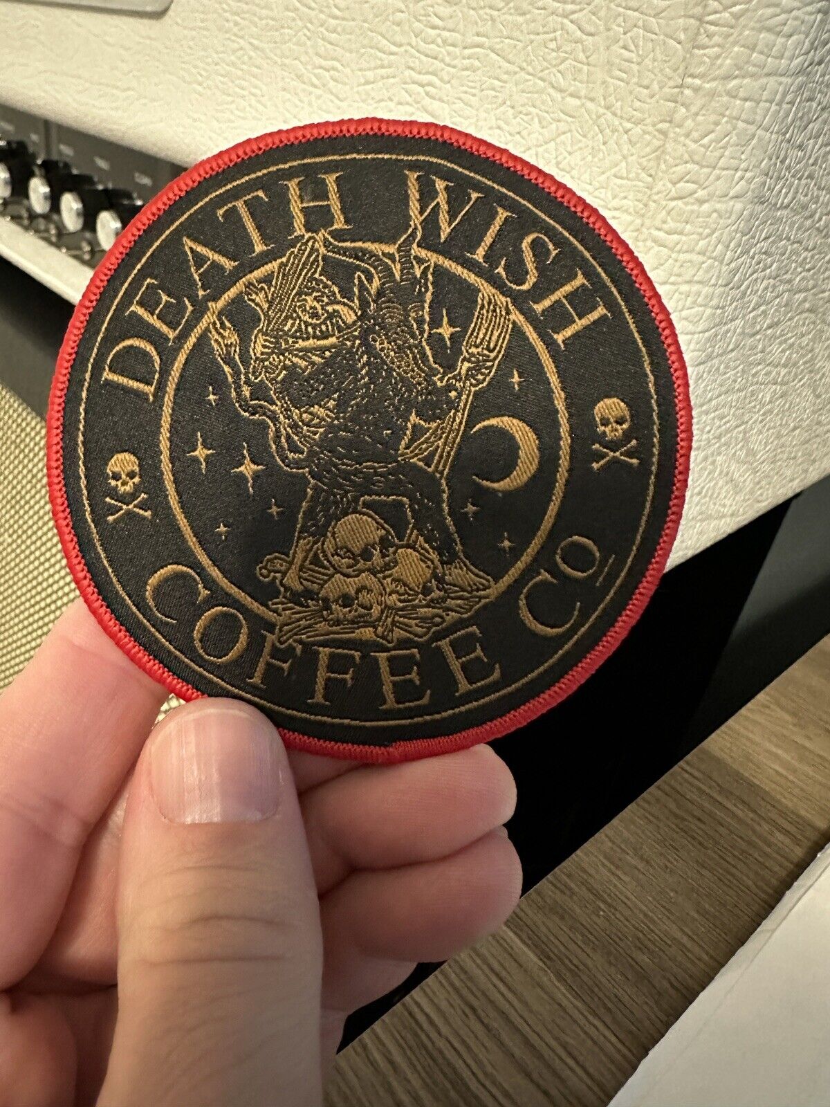 Death Wish Coffee Co Krampus Christmas 2019 Patch RARE OOP