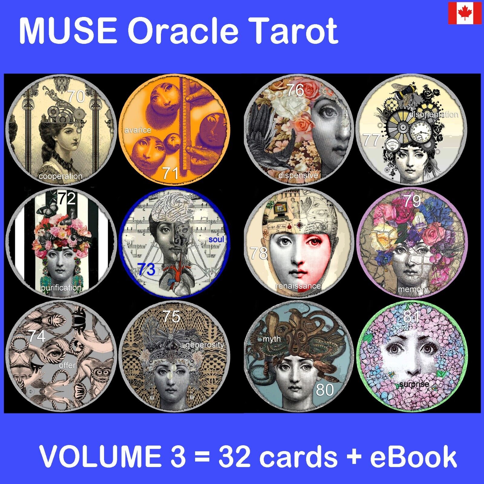 tarot cards card deck rare vintage major minor arcana oracle book guide muse art