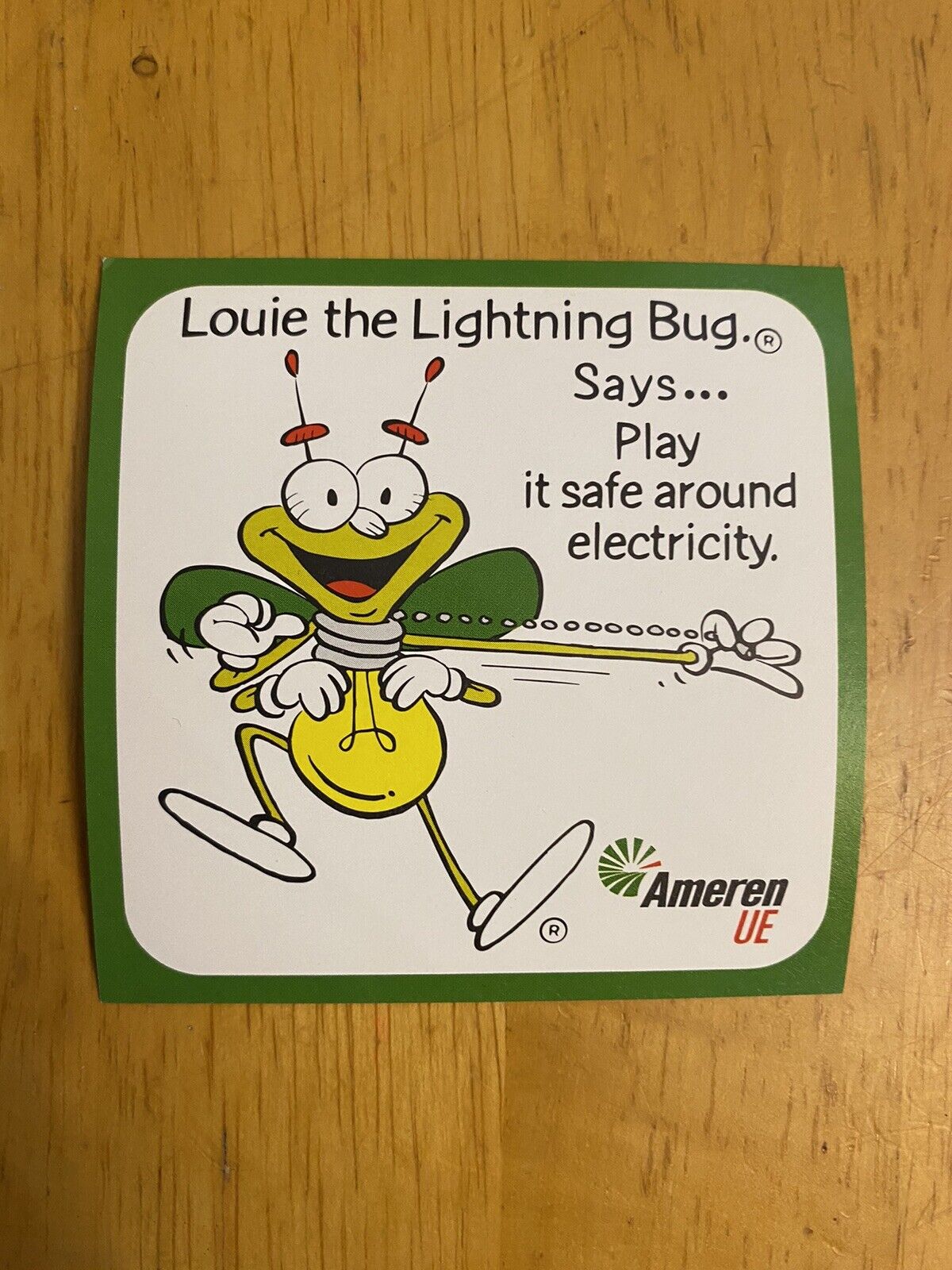 Louie the Lightning Bug sticker