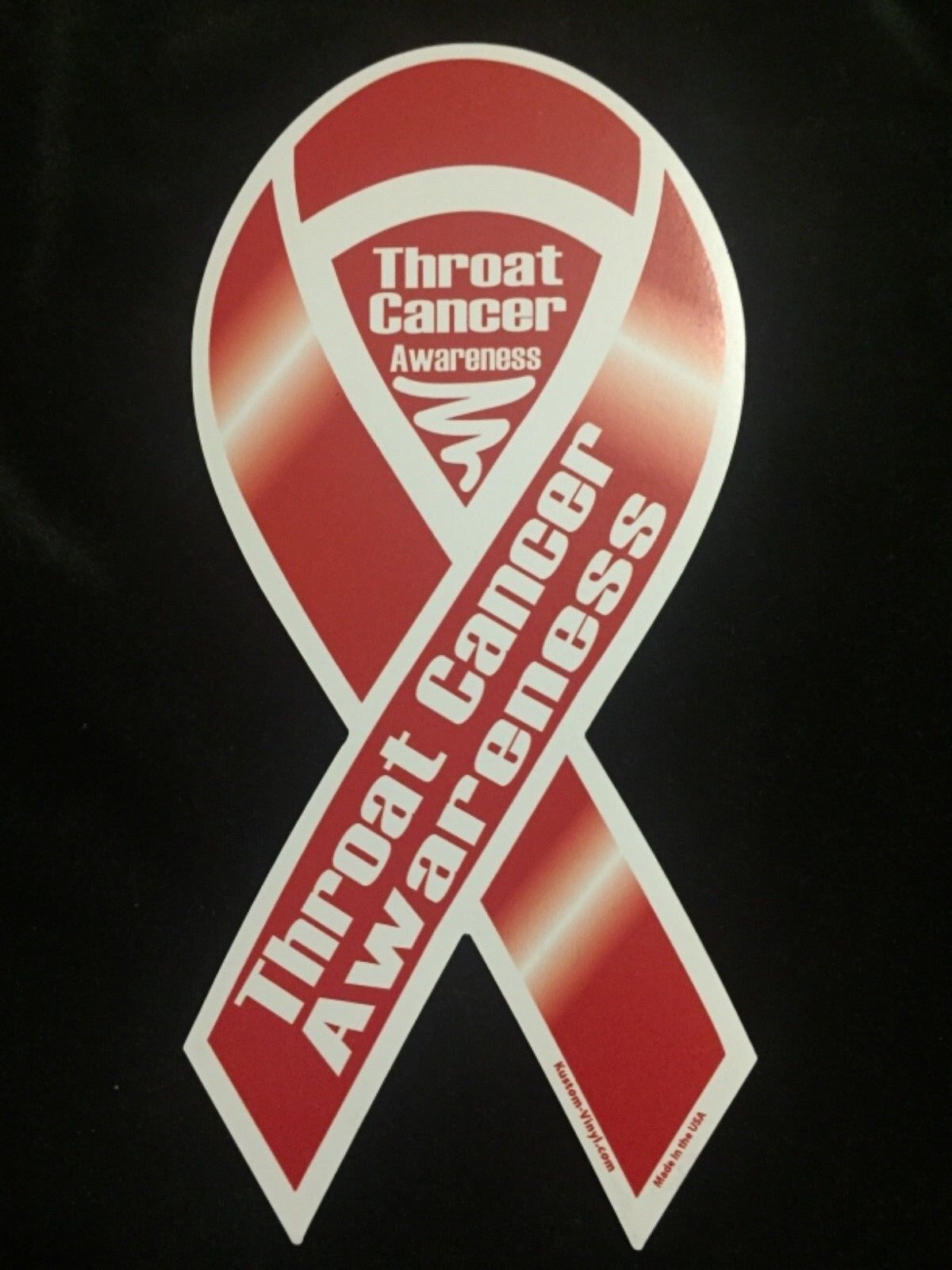 THROAT CANCER AWARENESS MAGNET