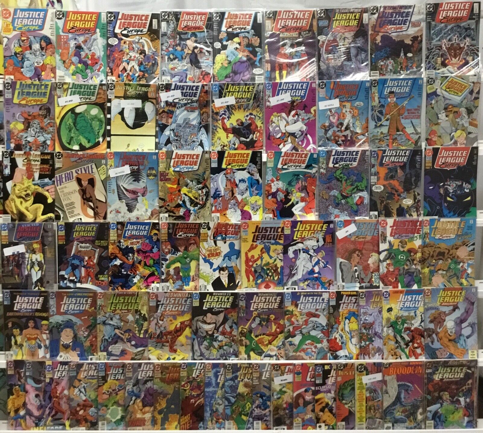 DC Comics Justice League Europe Run Lot 1-67 Plus Annuals VF - Missing in Bio