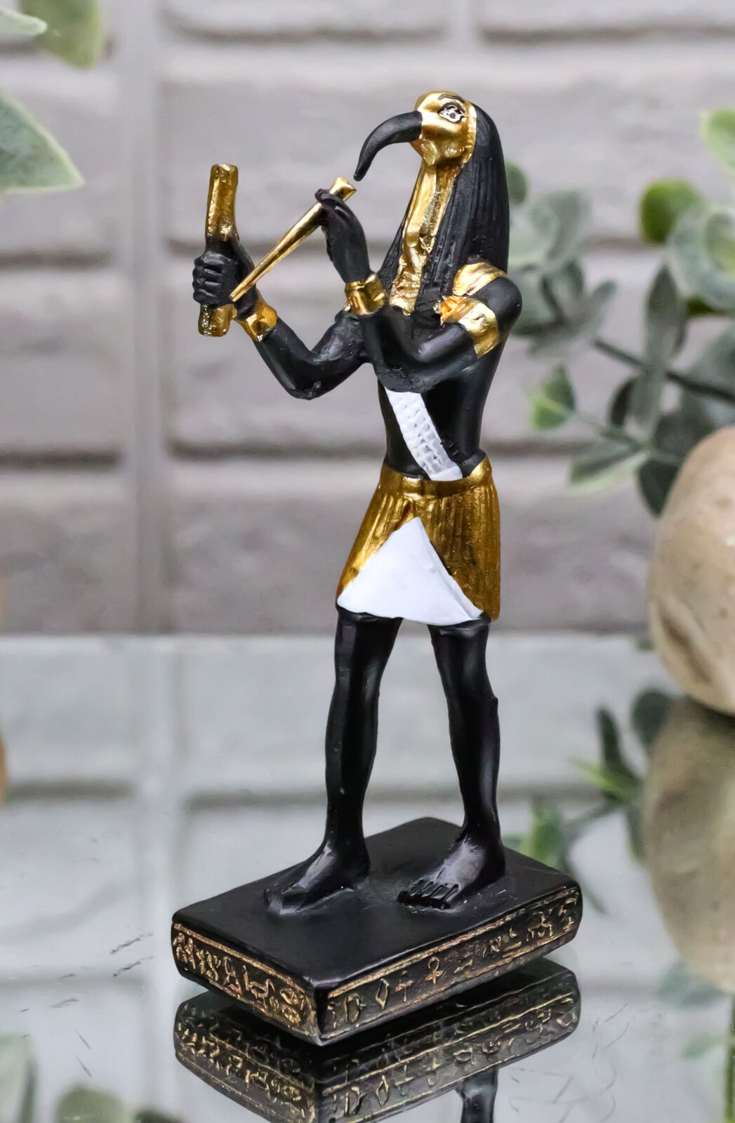 Egyptian God Of Technology Wisdom Thoth Dollhouse Miniature Statue Gods Of Egypt