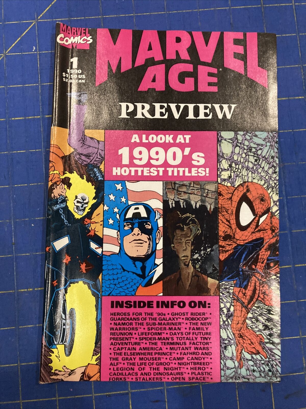 Marvel Age Preview Venom Heroes Of The 90s Moon Knight VG