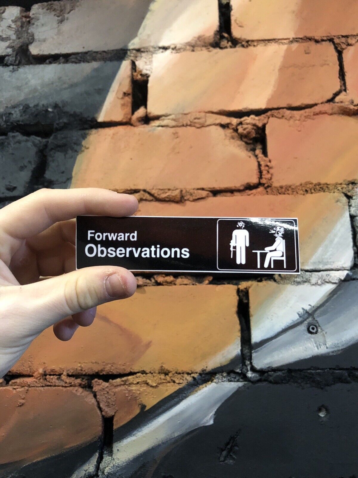 Forward Observations Group Office Sticker, not SUPDEF, Superior Defense, GBRS