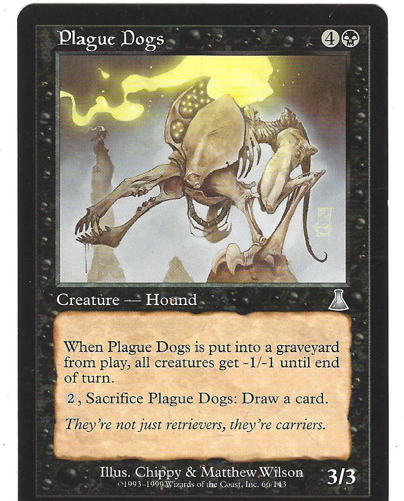 1x Urzas Fate Plague Dogs NM/M Magic The Gathering Mtg new
