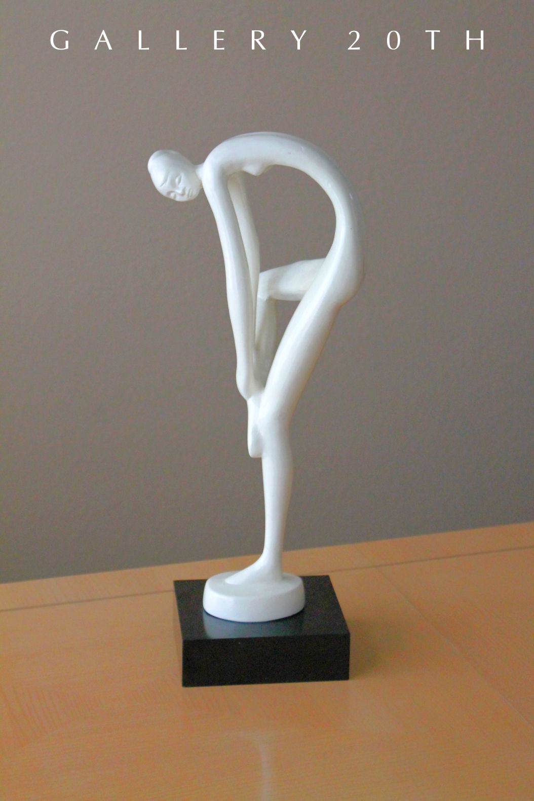 EPIC MCM ABSTRACT FEMALE SCULPTURE VTG STATUE NUDE 60\'S 70\'S BALLERINA WOMAN