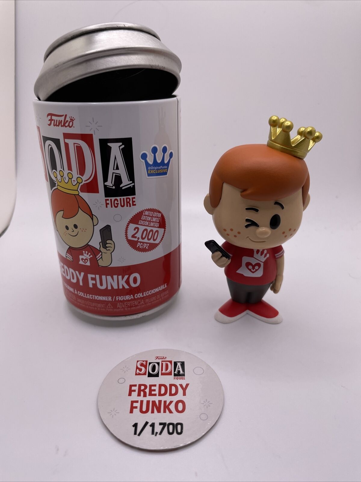 👑GRAIL👑 Funko Soda SOCIAL MEDIA FREDDY SMF @OriginalFunko Exclusive 🔥RARE🔥