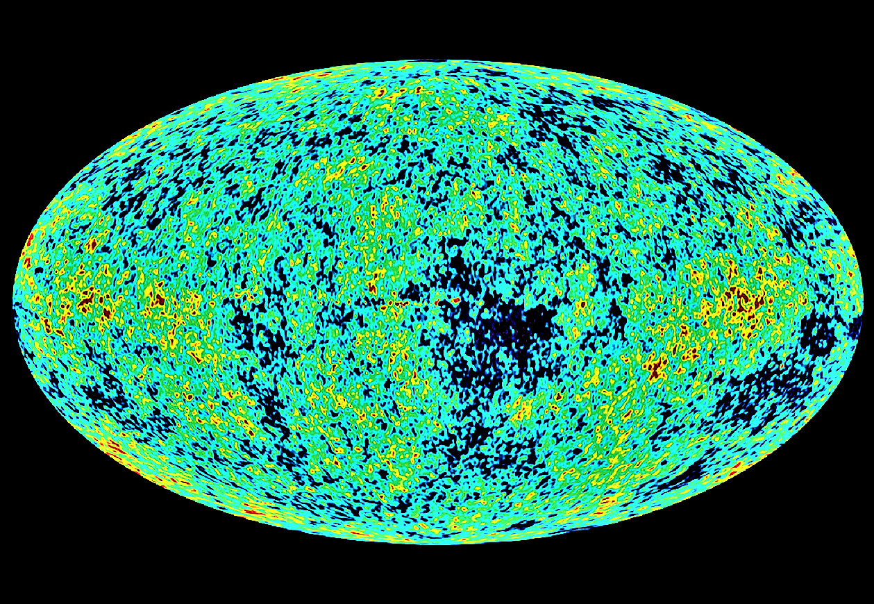 COSMIC MICROWAVE BACKGROUND - REFRIGERATOR PHOTO MAGNET
