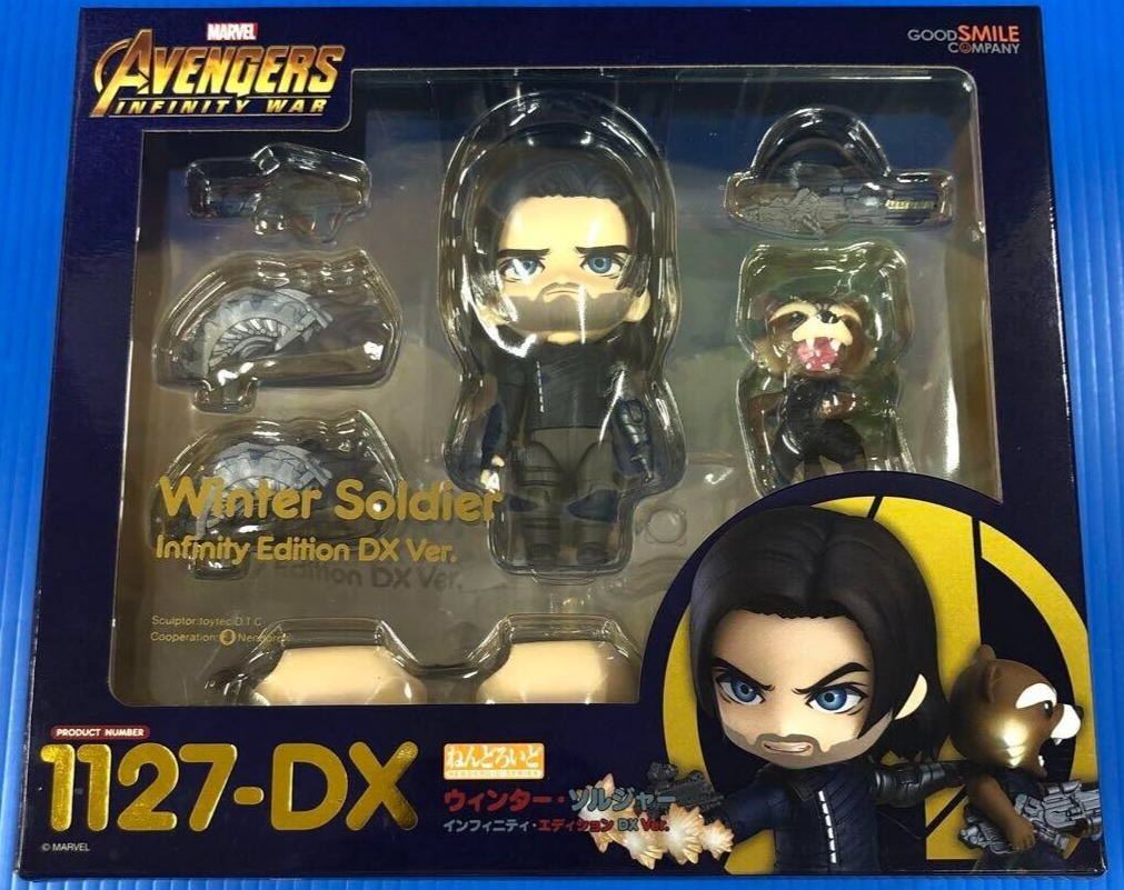 USED Nendoroid Avengers/Infinity War Winter Soldier Infinity Edition Dx Ver.