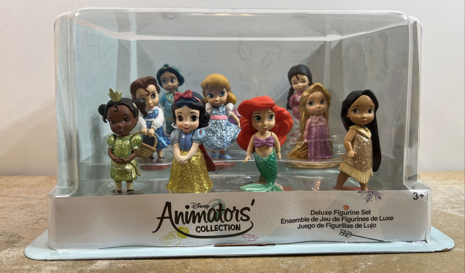 Disney Store Animators Collection DELUXE FIGURE PLAY SET 10 PCS NEW
