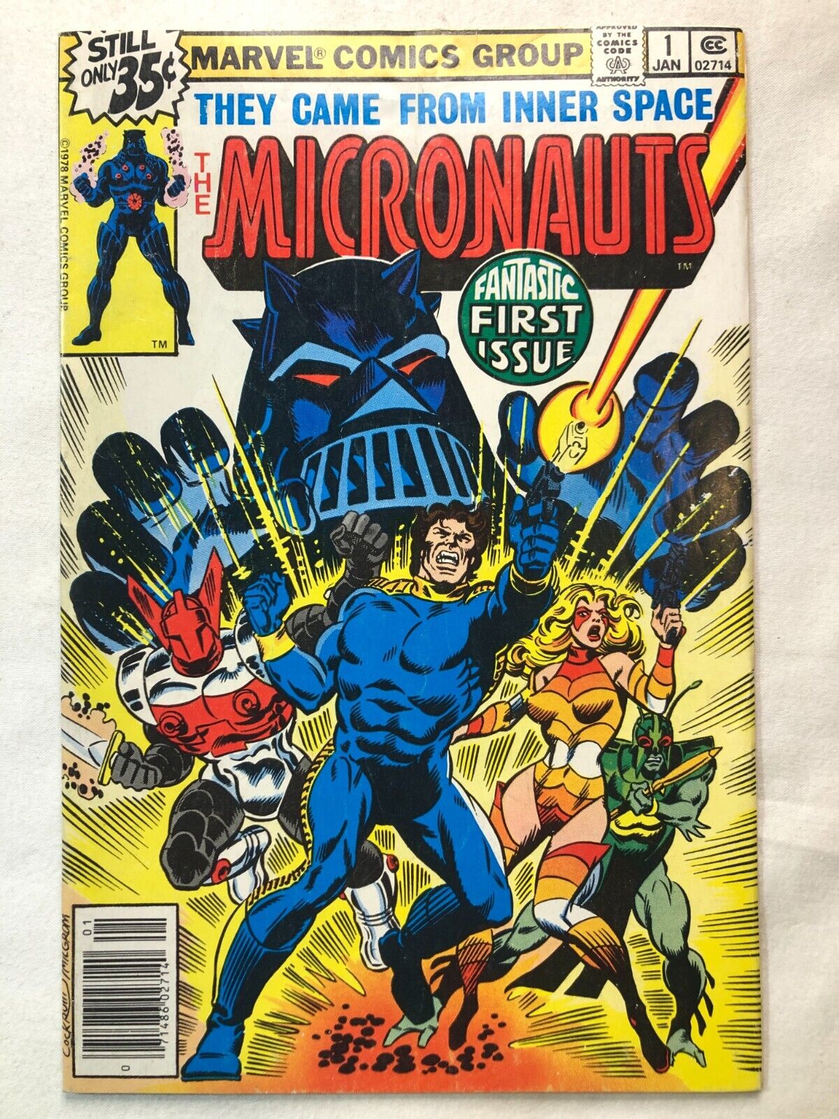 The Micronauts #1 January 1979 Homeworld  1st Appearance of the Micronauts