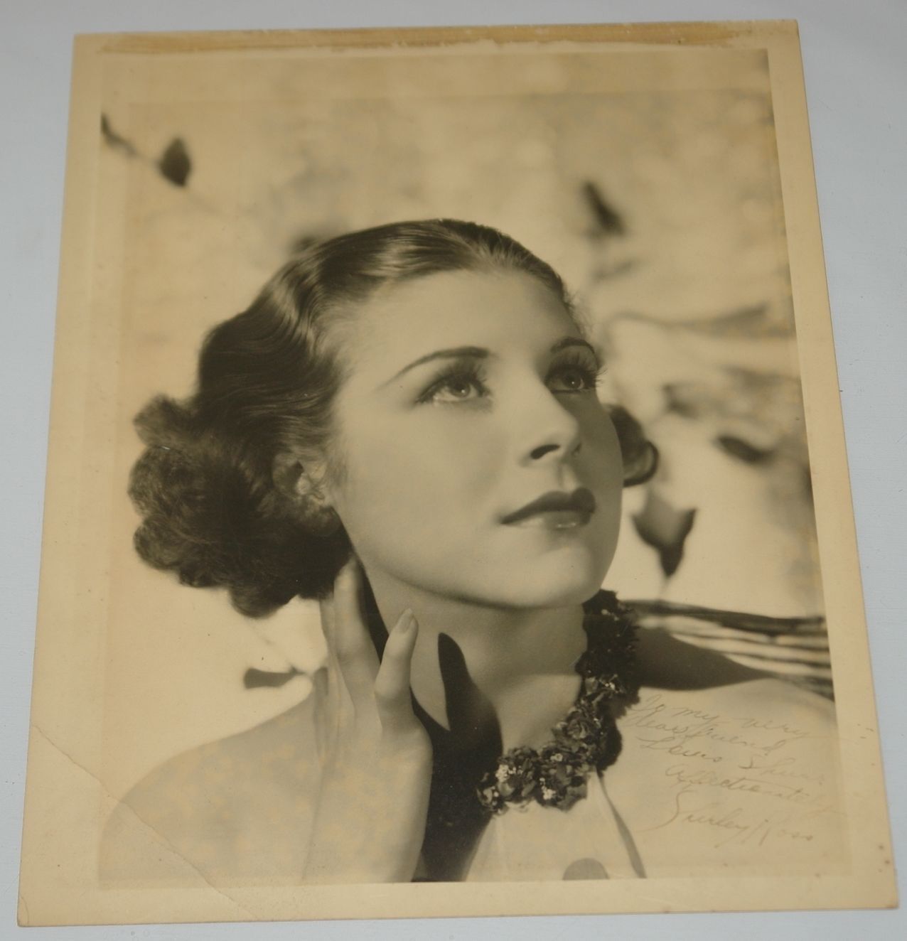 Shirley Ross Signed Photo 1935 Bob Hope / Bing Crosby 11x14 Waikiki Wedding 