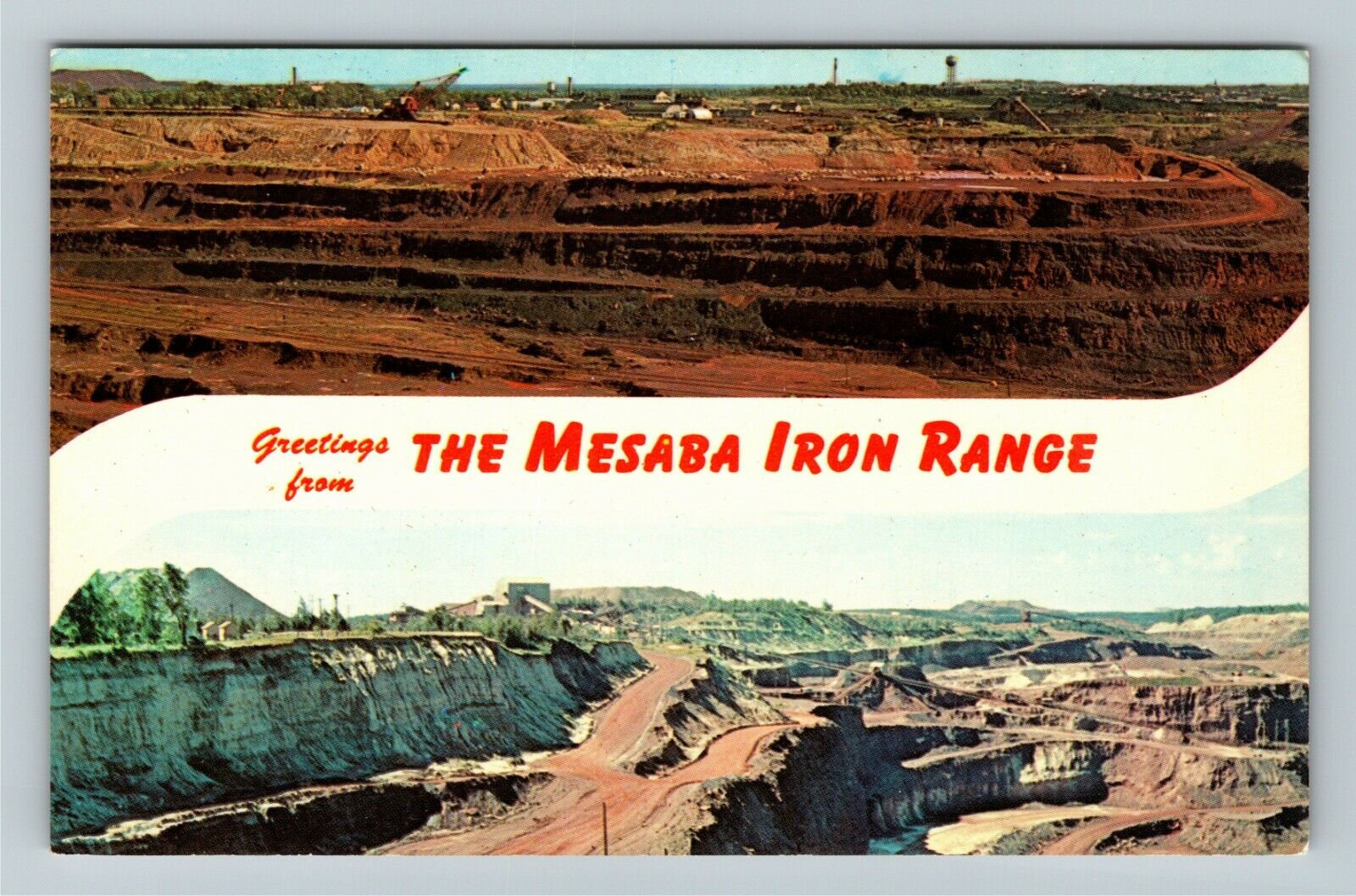 MN-Minnesota, The Mesaba Iron Range, General Greetings, Vintage Postcard