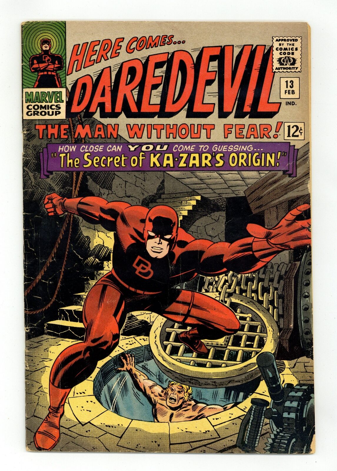 Daredevil #13 VG- 3.5 1966
