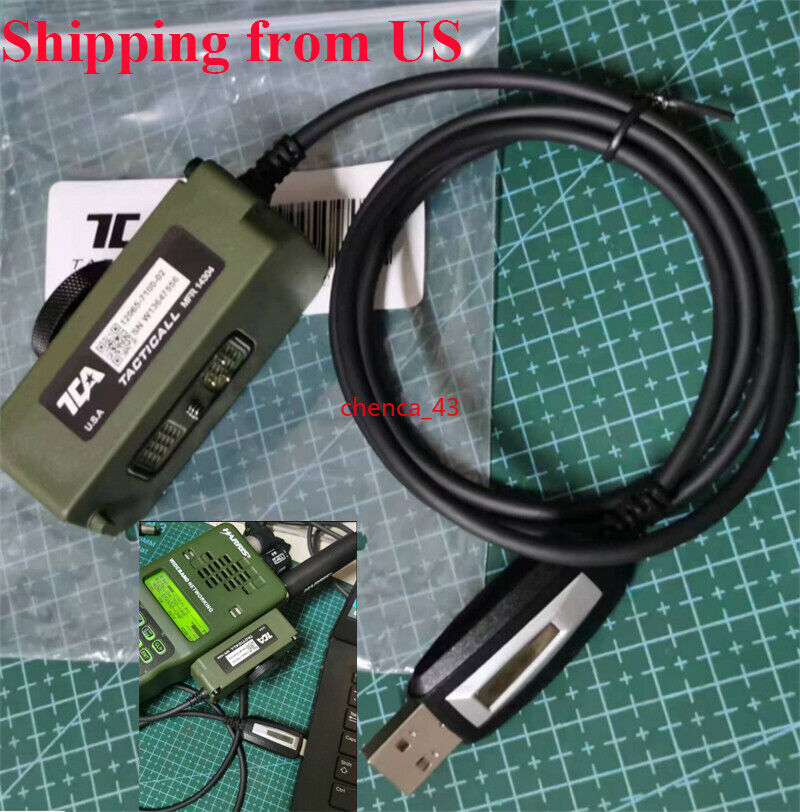 US STOCK NEW TCA/PRC-152A Programming Cable Write Frequency Line Data Cable 1PC