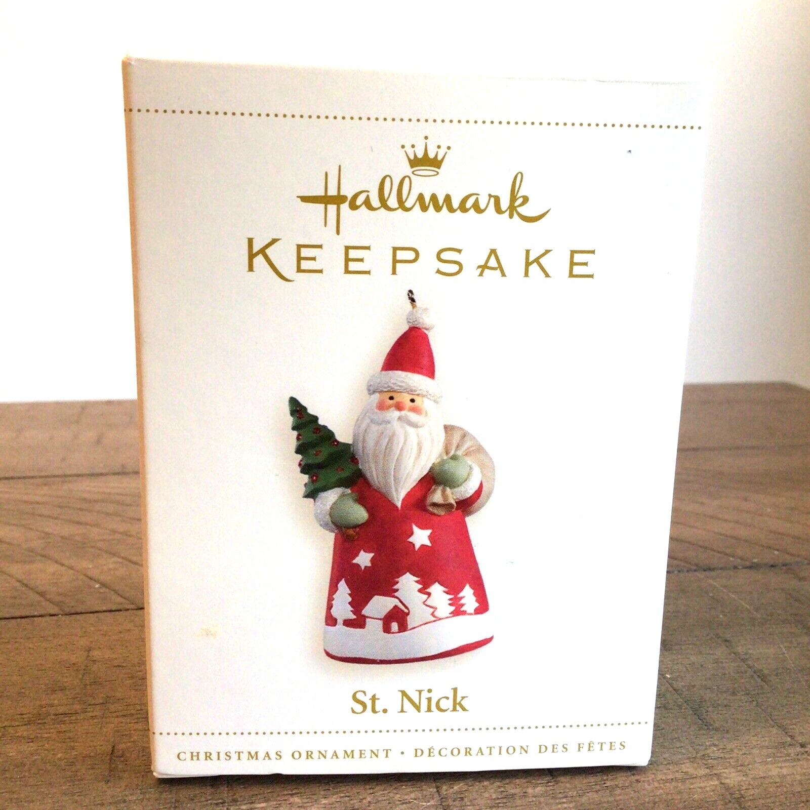 St Nick Hallmark Keepsake Christmas Ornament 2006 Nina Aube\' MIB
