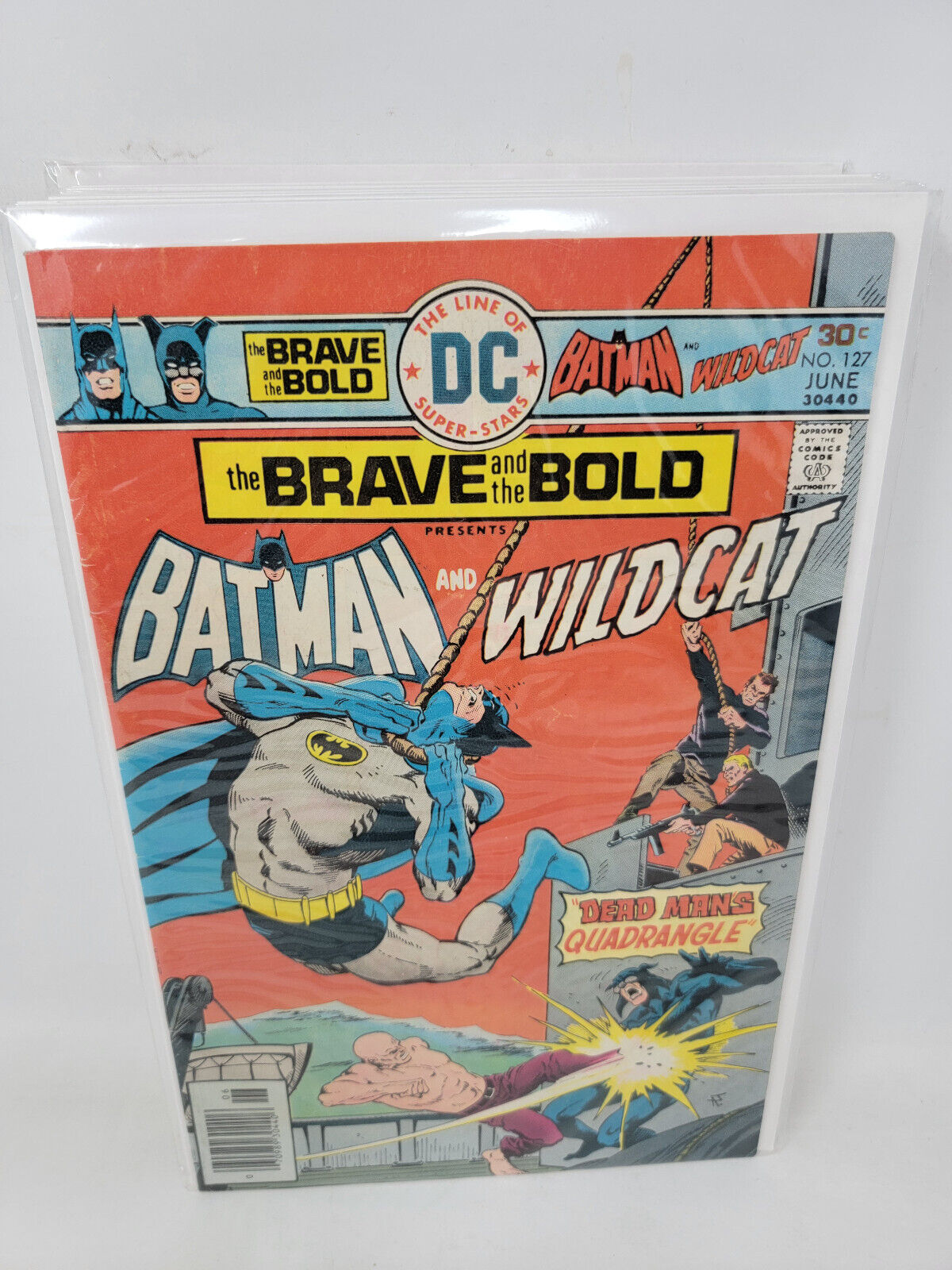 BRAVE AND THE BOLD #127 BATMAN & WILDCAT *1976* 4.0*
