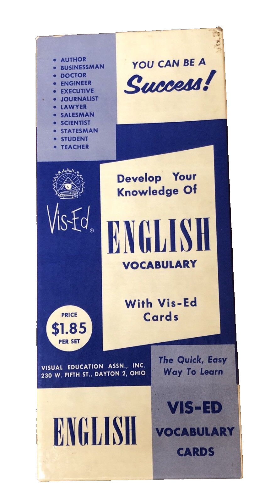 English Flash Cards Develop Your Knowledge Vocabulary Study and Learn Guide
