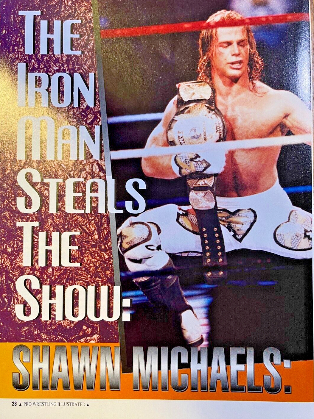 1996 Wrestler Shawn Michaels The Ironman