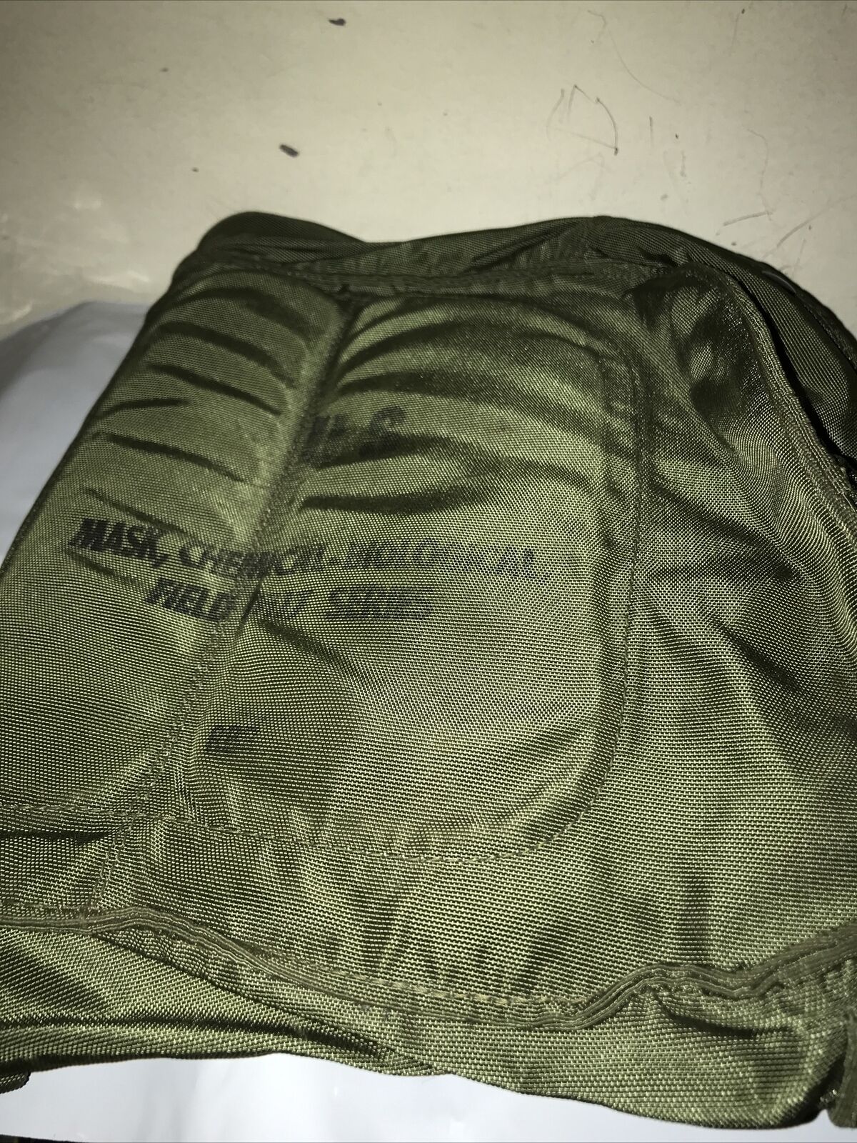 US ARMY GAS Mask Canvas Bag Chemical Biological Field M17 Series  Bag Only