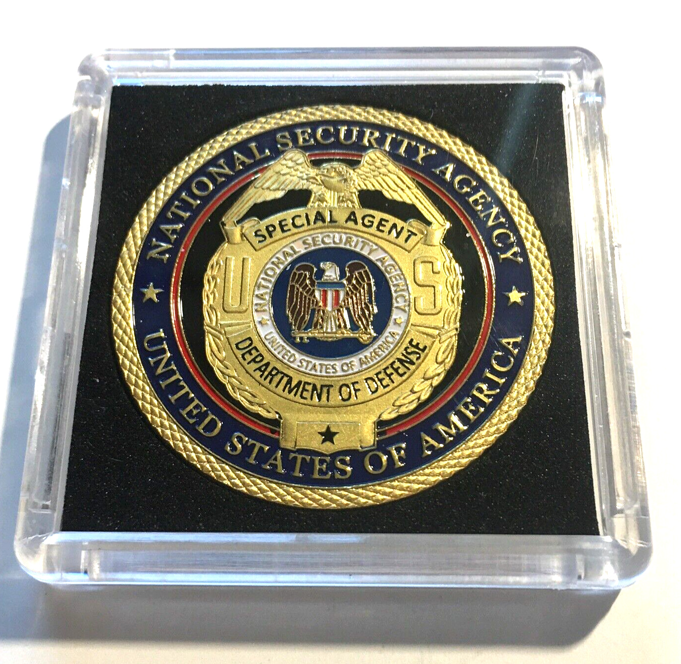 NSA US National Security Agency Special Agent DOD Challenge Coin G-35A