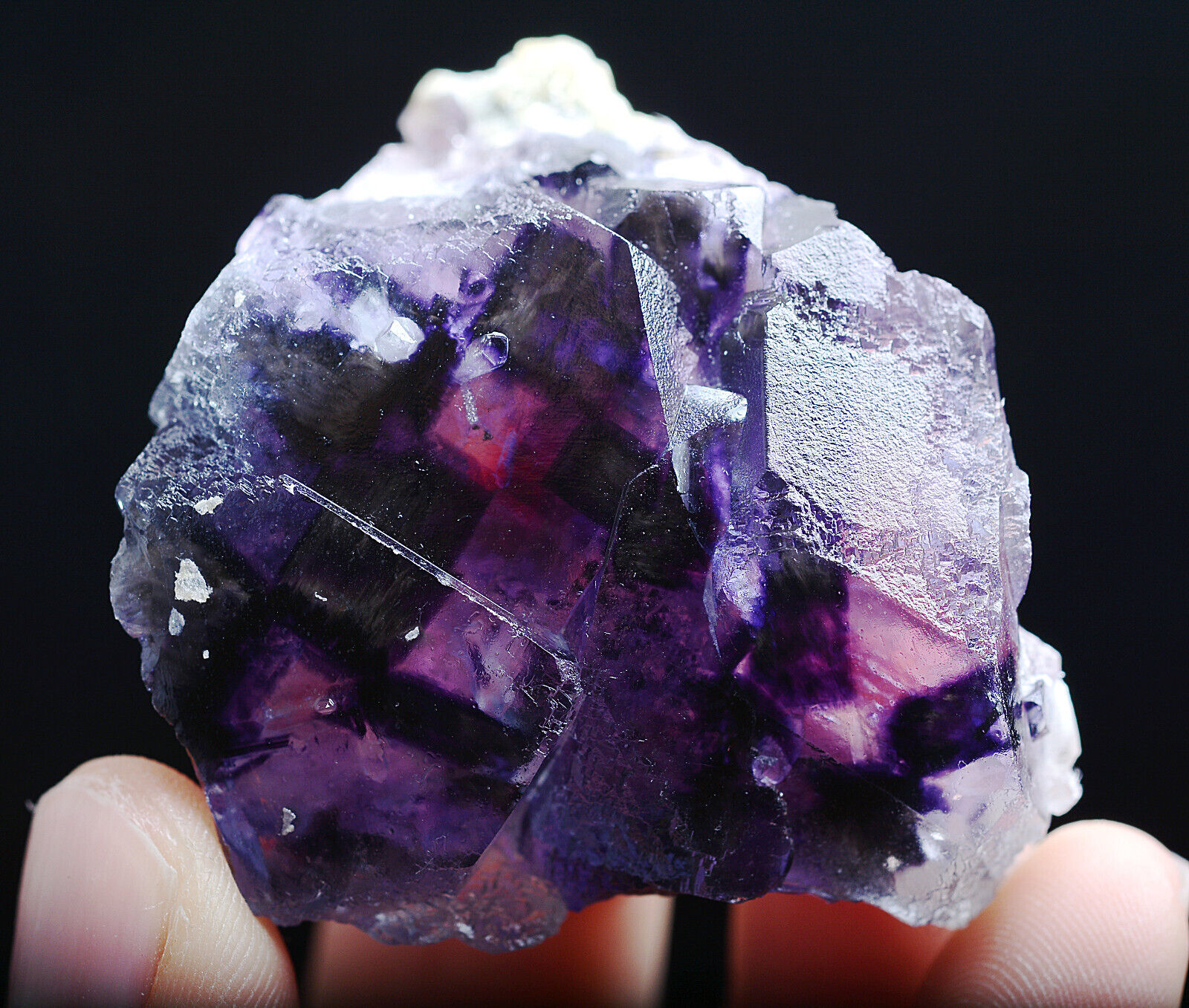 57g Natural Devil's Eye Purple FLUORITE Mineral Specimen/Inner Mongolia  China