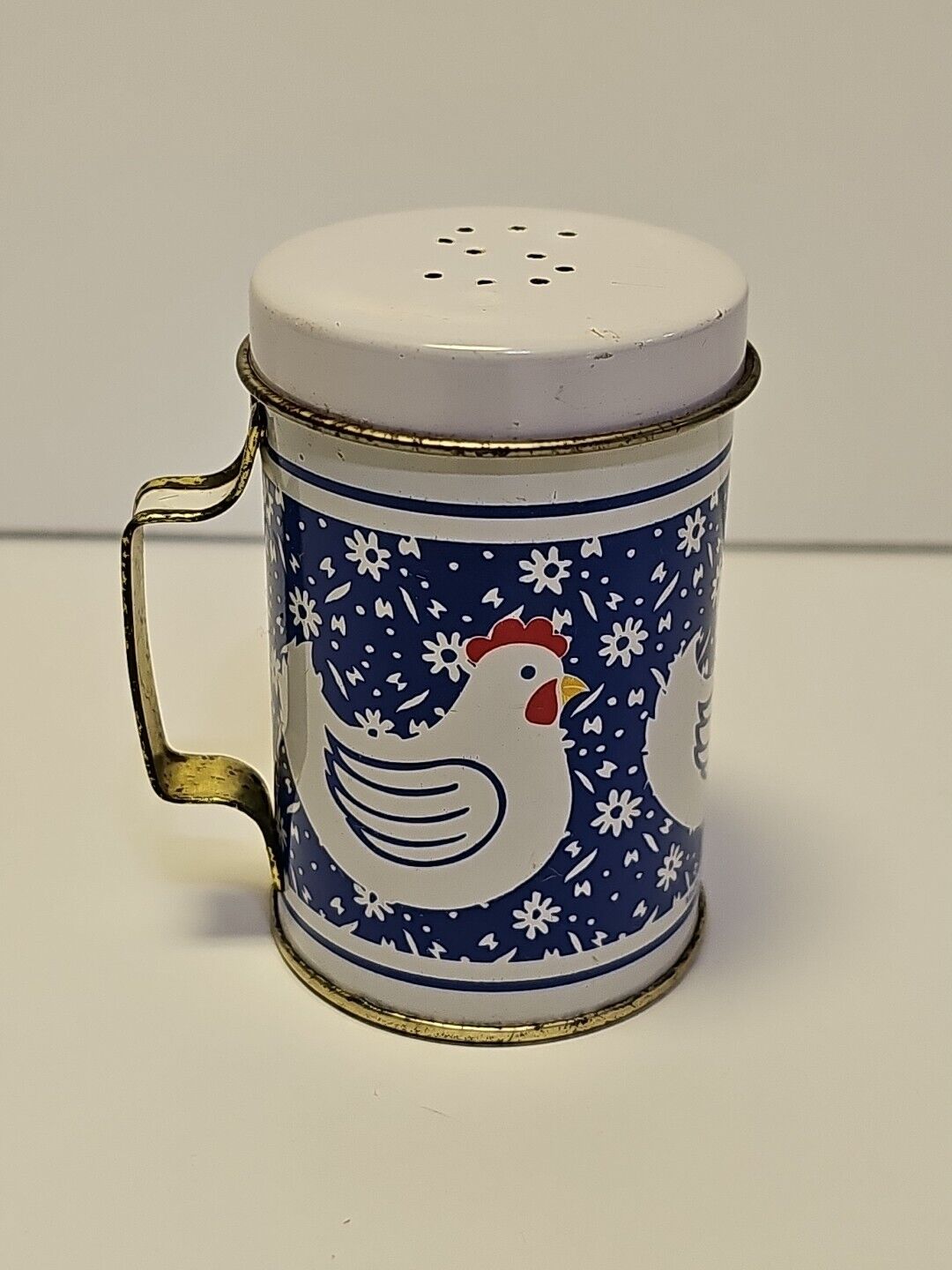 Vintage Metal Single Salt Shaker - Chicken/Rooster 