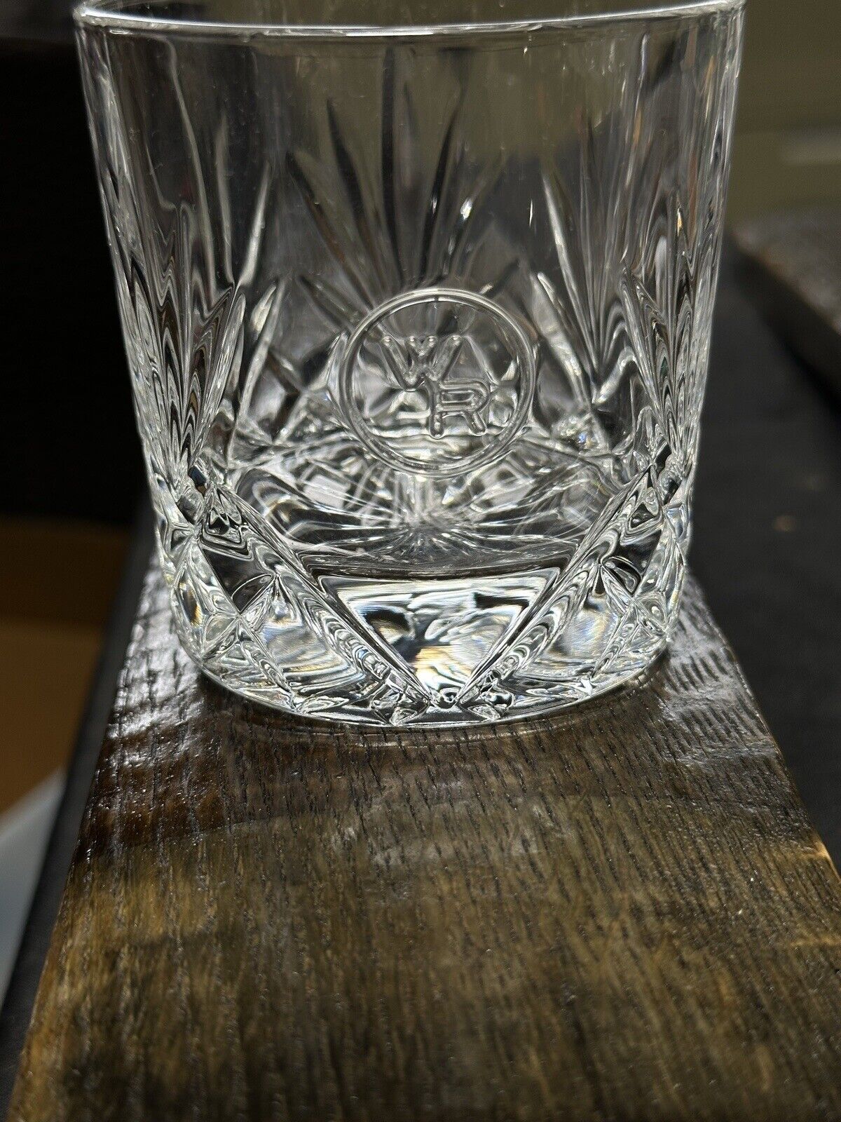 Glencairn WR Woodford Reserve Bourbon Whiskey Crystal Glass Lowball On the Rocks