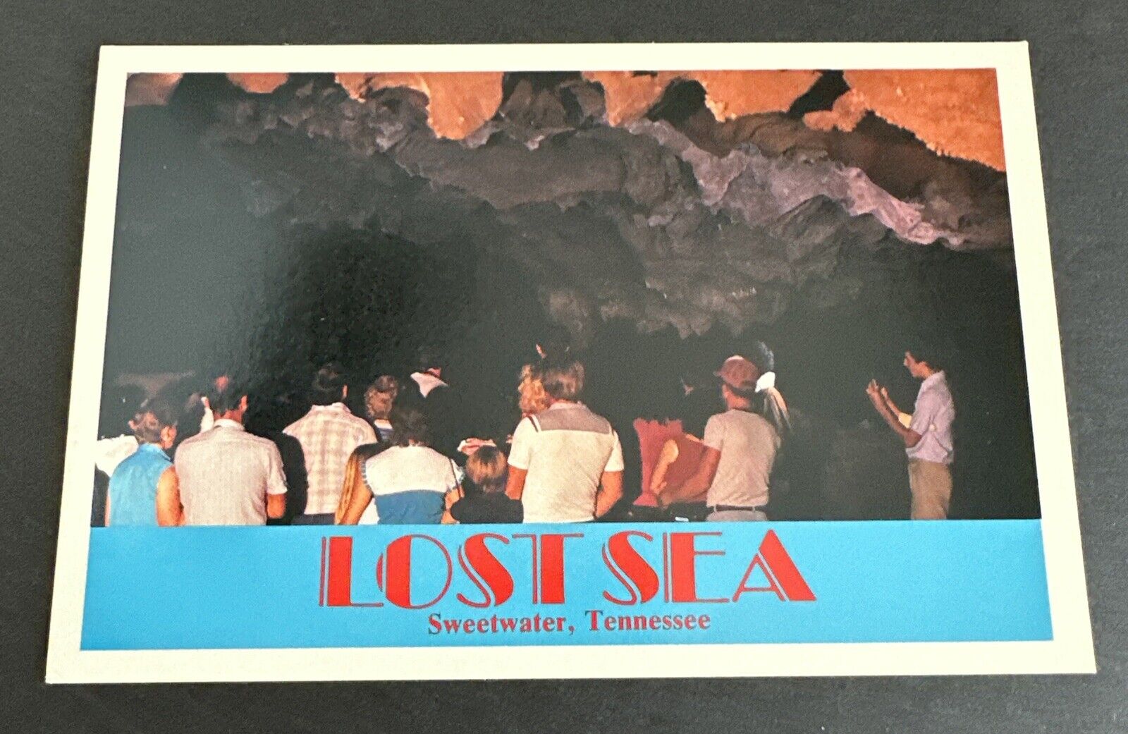 Postcard:  Hanging Rock Chamber  LOST SEA, SWEETWATER, TENNESSEE