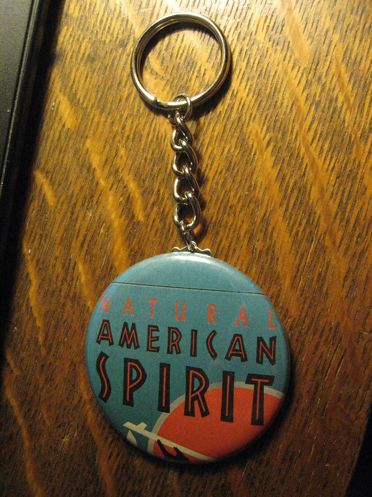 American Spirit Cigarettes Advertisement Keychain Backpack Purse Clip Ornament