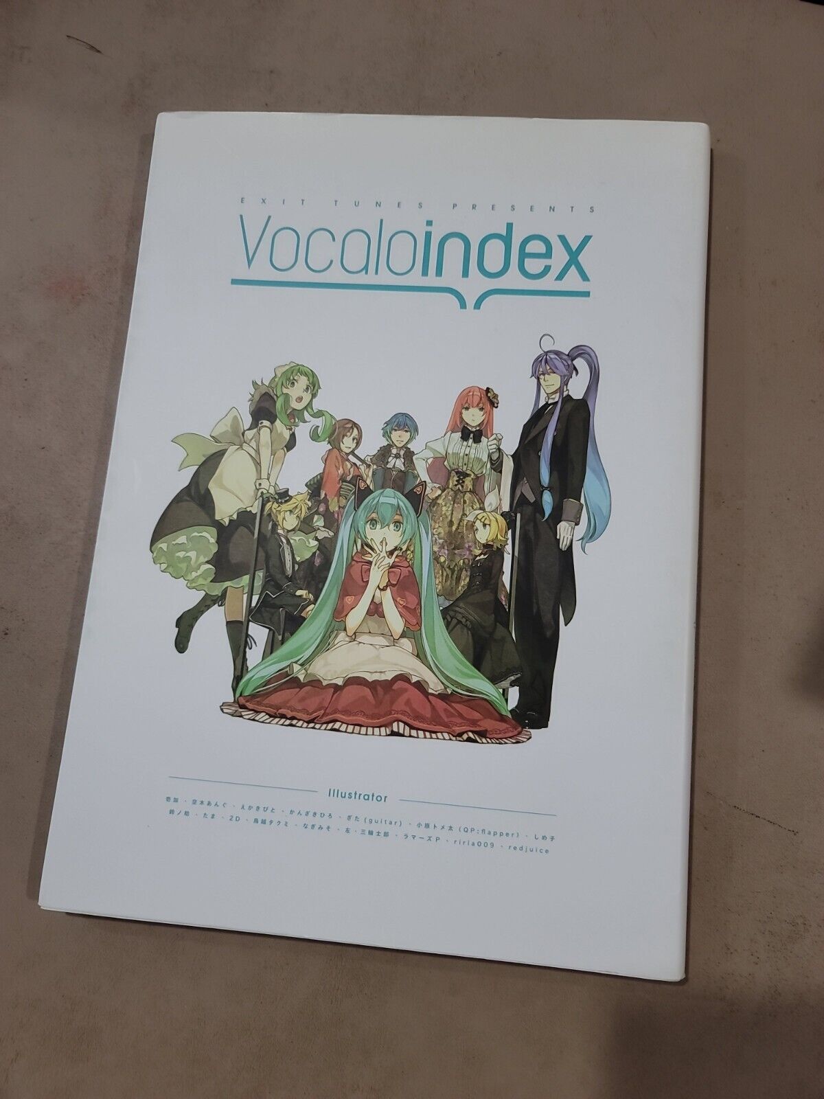 JAPAN Vocaloid Art Book: Exit Tunes Presents Vocaloindex (Shirow Miwa etc.)