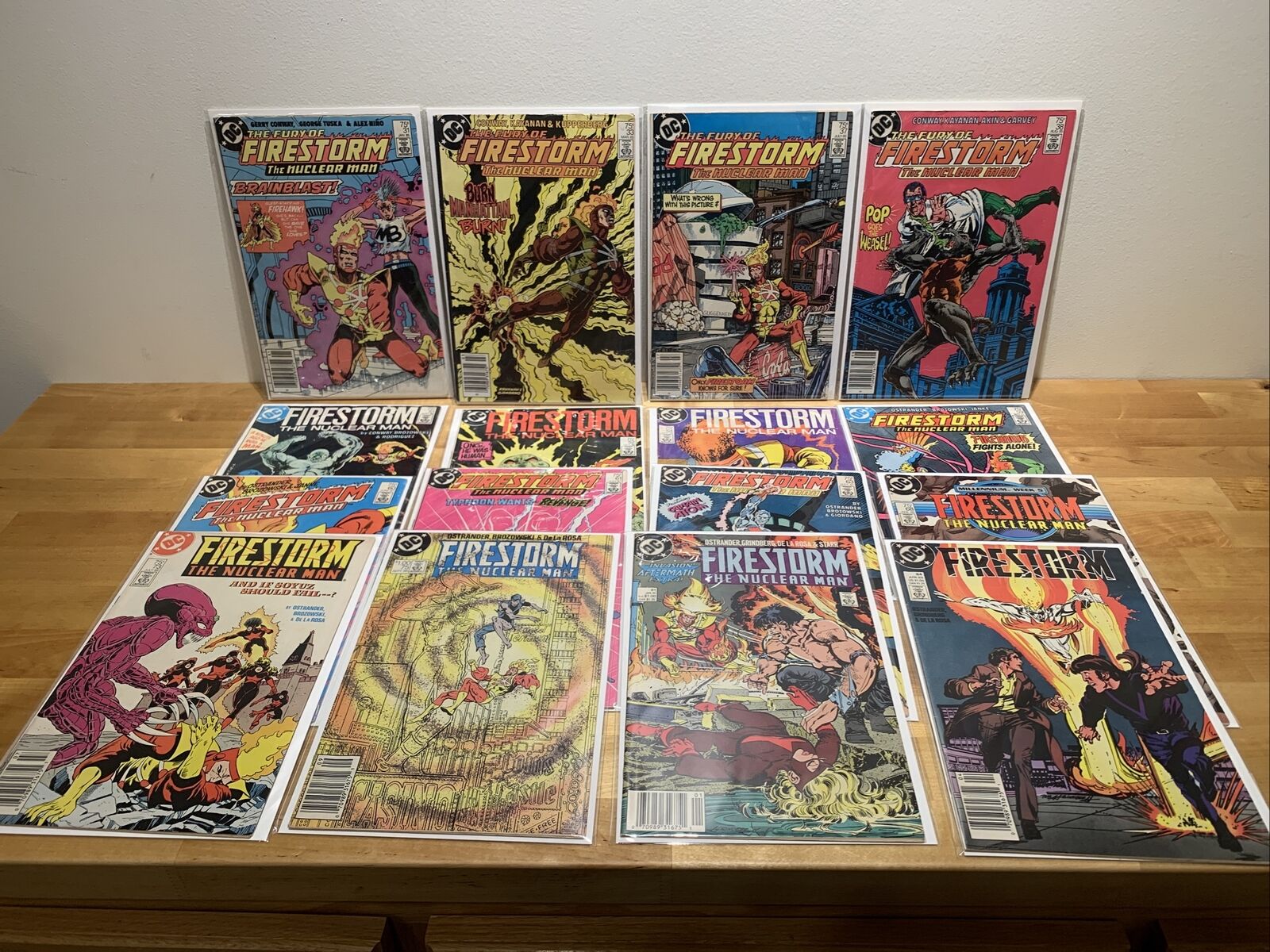 DC Comics Firestorm The Nuclear Man; 16 Issue Lot Condition Varies 8.0+ Newstand