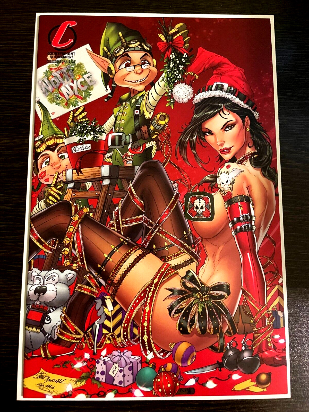 HOLIDAY SPECIAL #1 RED JAMIE TYNDALL EXCLUSIVE TOPLESS TRADES COVER LTD 100 NM+