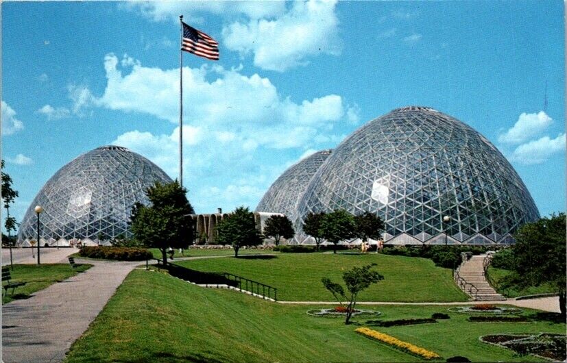 Postcard Eco Domes at Horticultural Conservatory Mitchell Park Wisconsin    1568