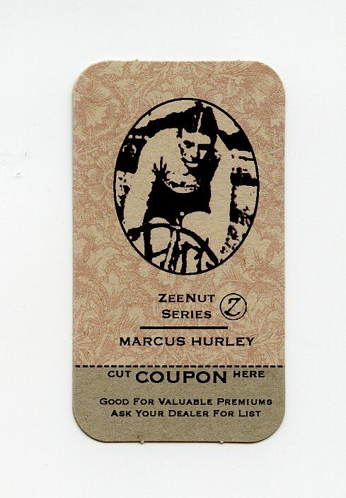 #TN16100 MARCUS HURLEY Zoval UV Light Game Card