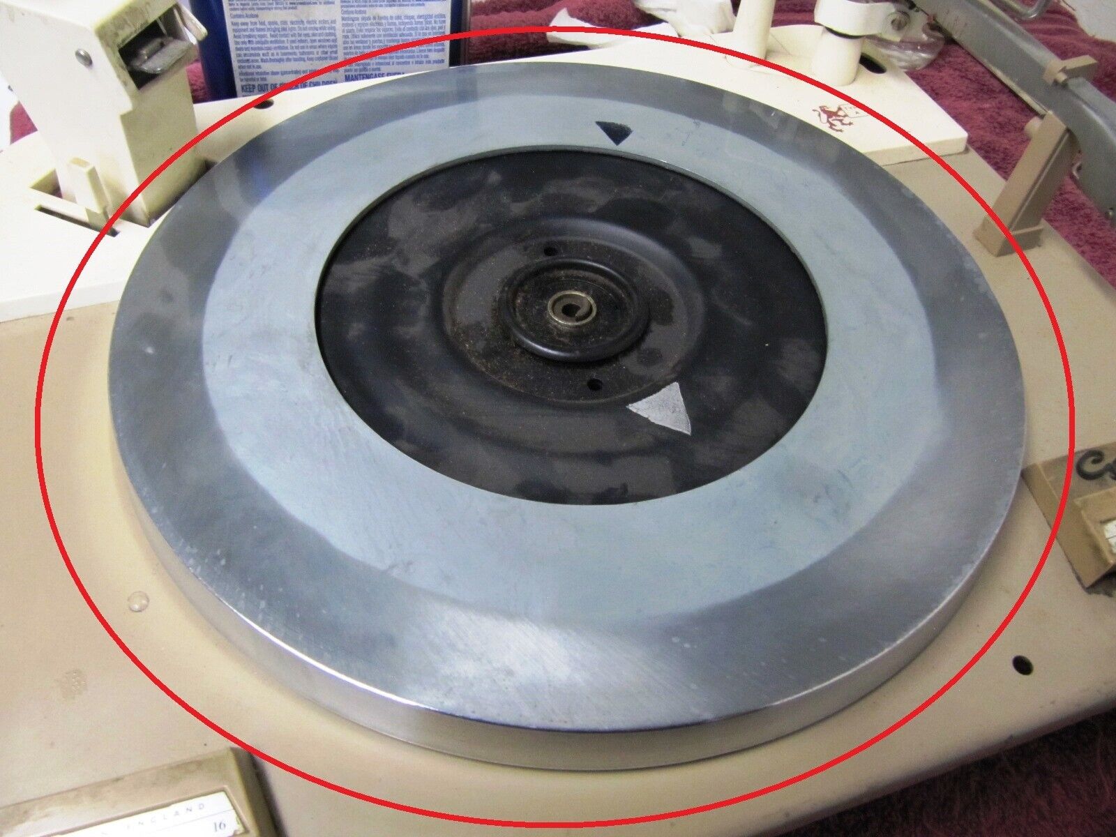 GARRARD TYPE A A70 Laboratory TURNTABLE Platter Non-Magnetic Precision Balanced