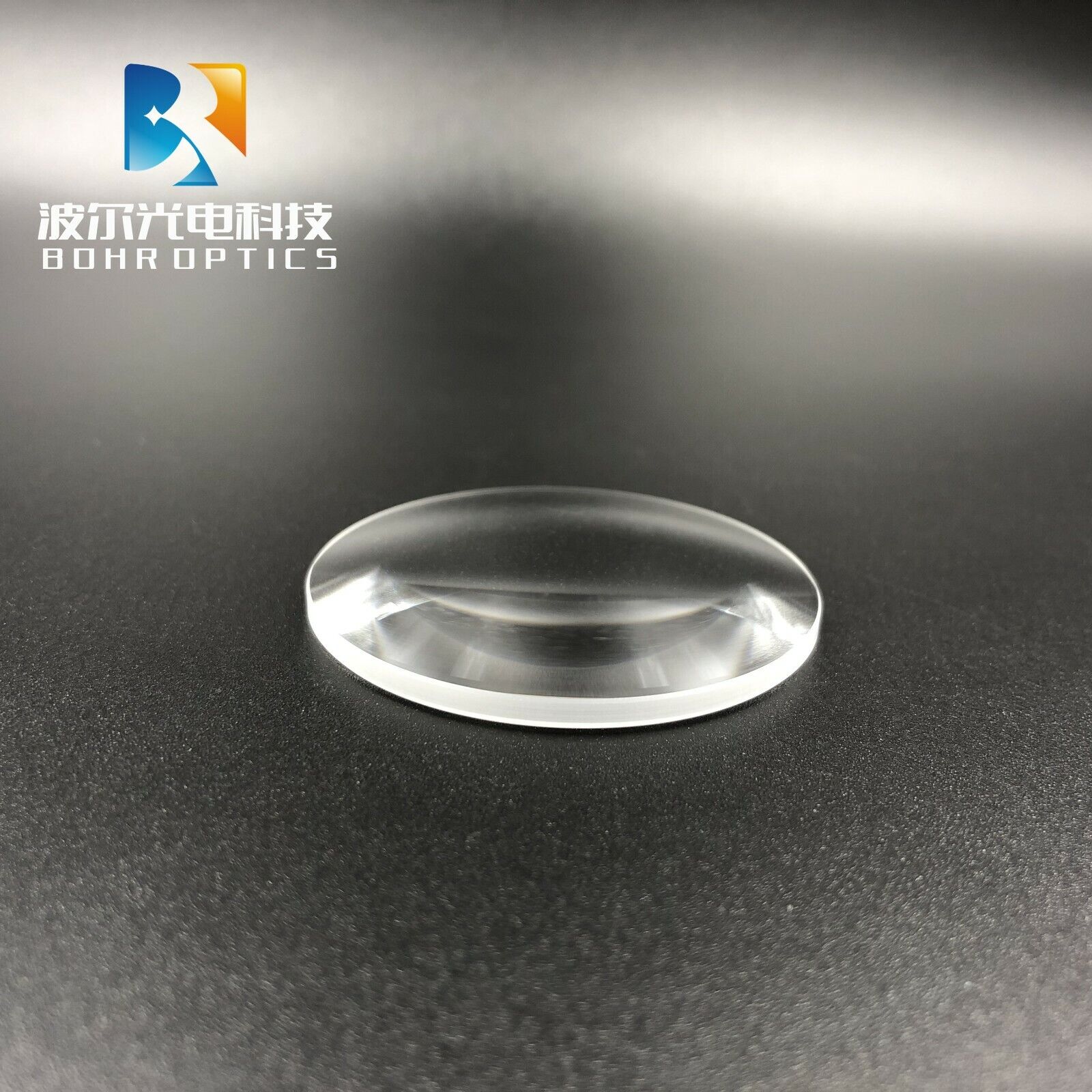 Biconvex Lens D50x6.9mm UV Fused Silica Optical Glass Laser Double Convex Lens
