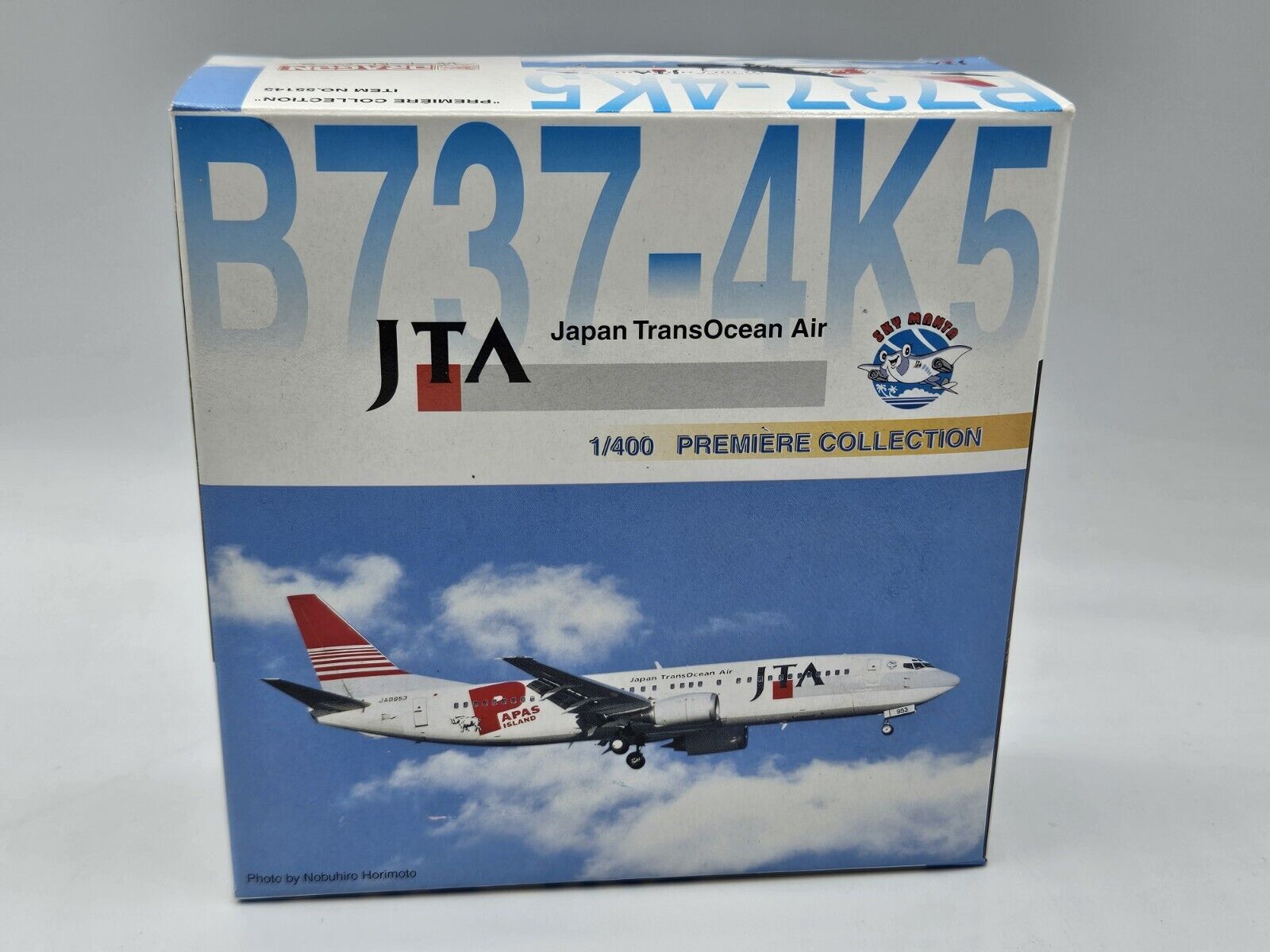 Dragon Wings Japan Transocean Air JTA Boeing 737-4K5 1/400 Papas Island 55145