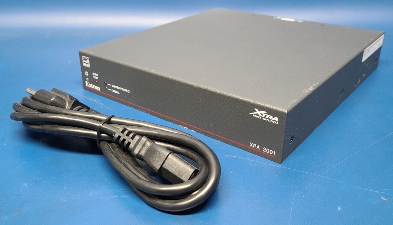 Extron, XPA 2001-70V Mono 70/100V Amplifier- 200 Watt, Tested Working.
