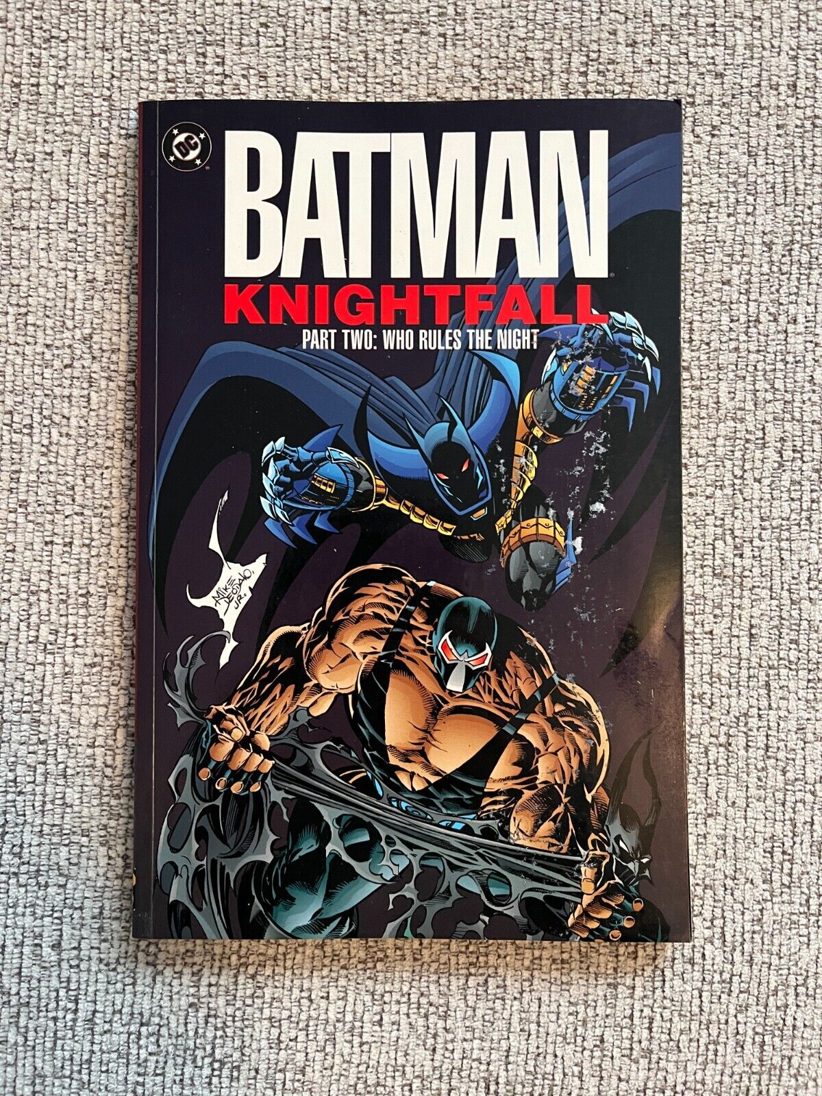 DC Comics Batman Knightfall Part Two: Who Rules The Night Paperback Doug Moench