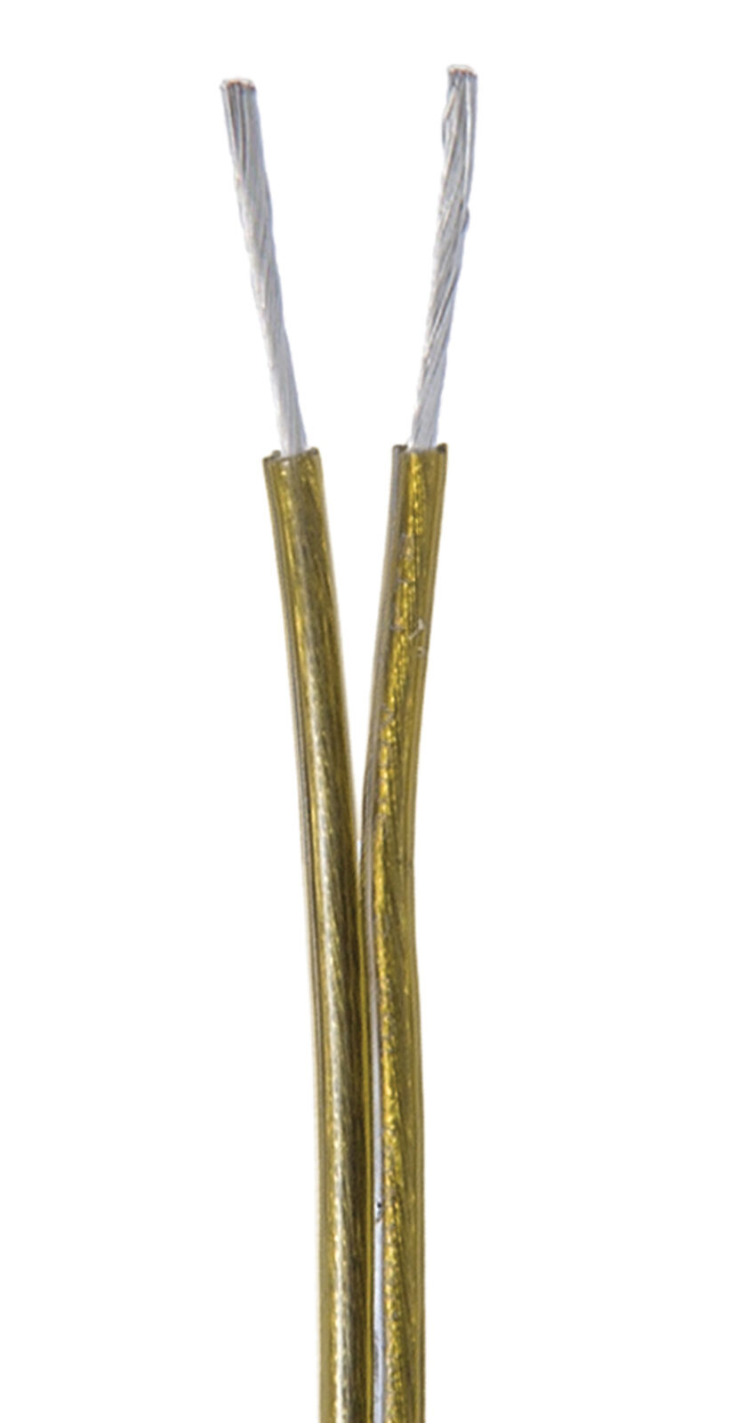B&P Lamp® Antique Brass, 50 Foot Spool, Plastic 18/2 Lamp Cord - Wire, SPT-1